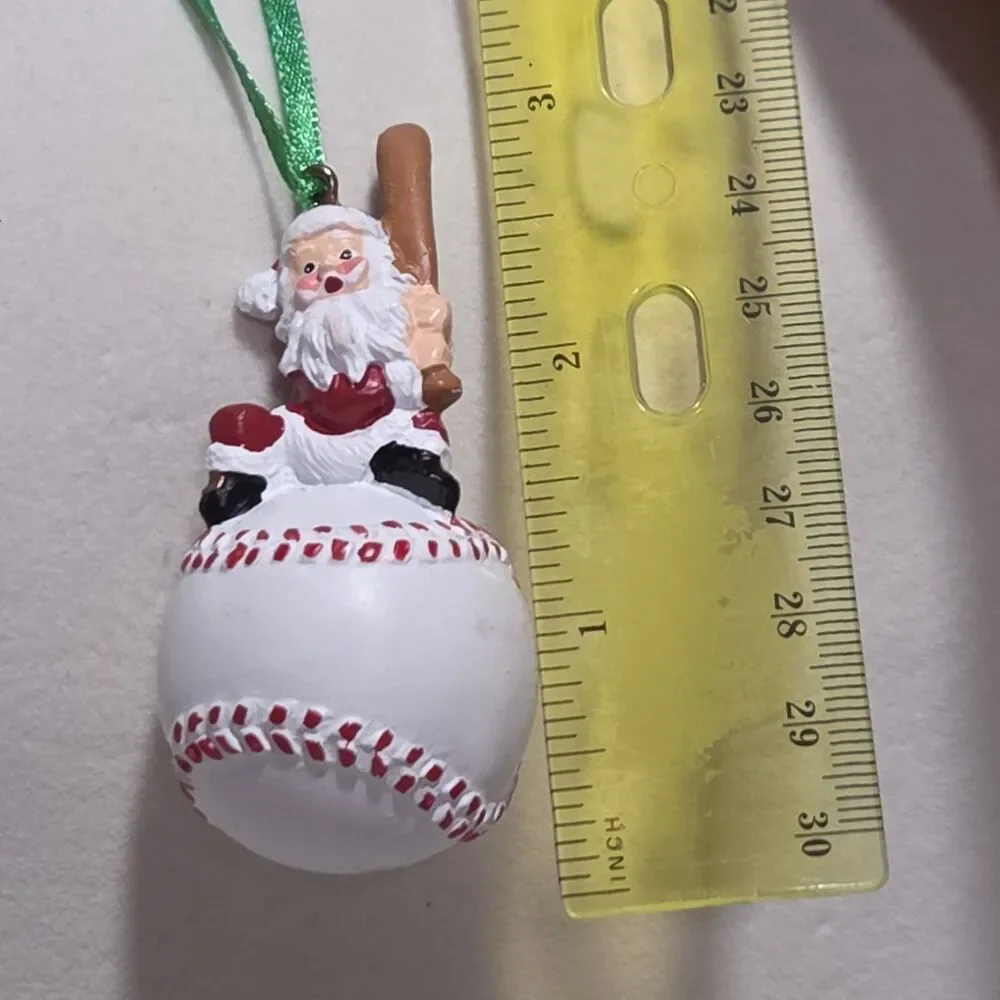 Avon The Gift Collection Santa Sports Ornament Baseball